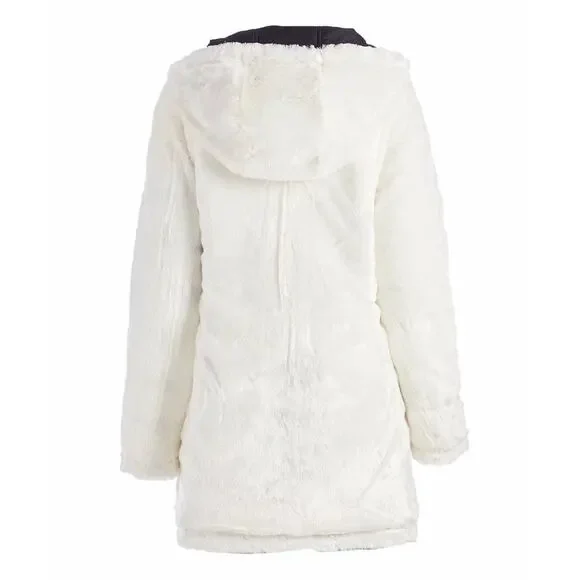 NEW Reebok Women's Reversible Puffer Anorak Sherpa Lined Jacket XL - Picture 7 of 12